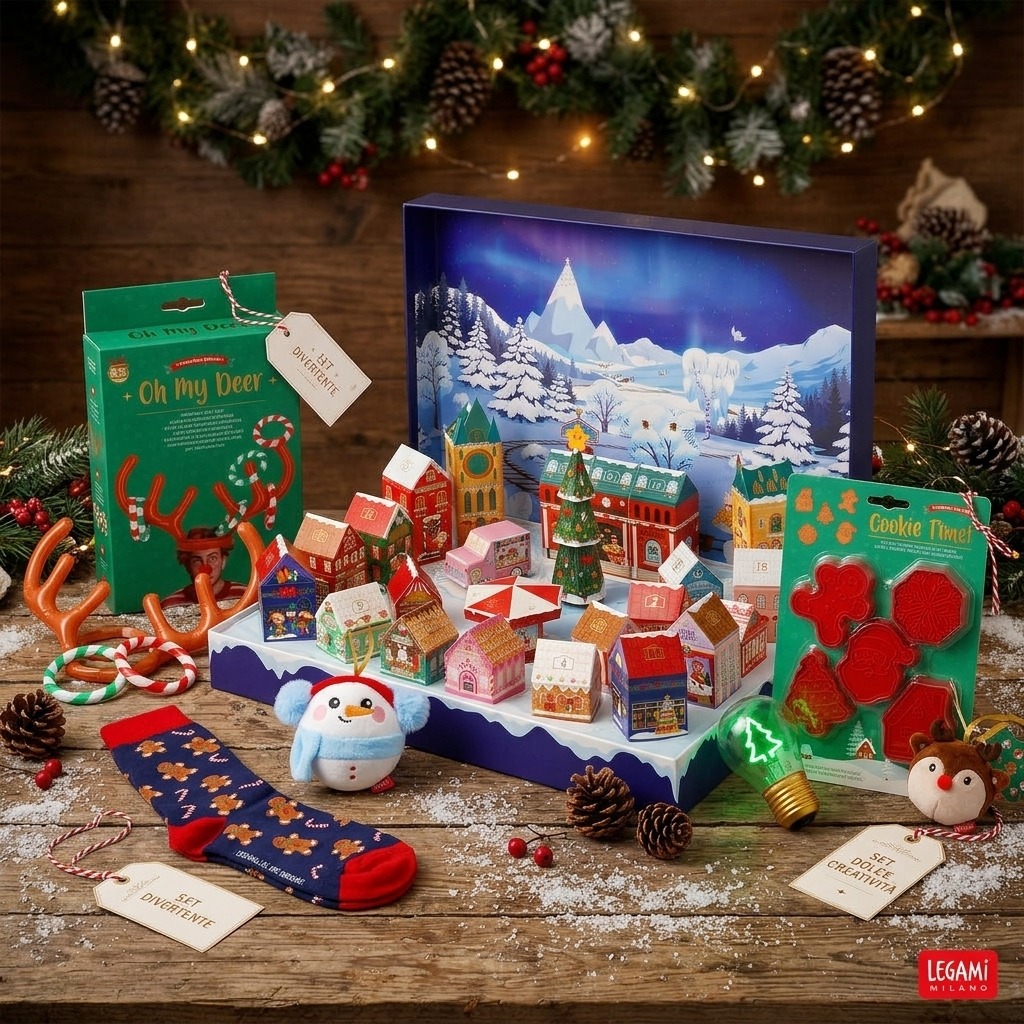 Set N.4 con Calendario dell’Avvento – Legami